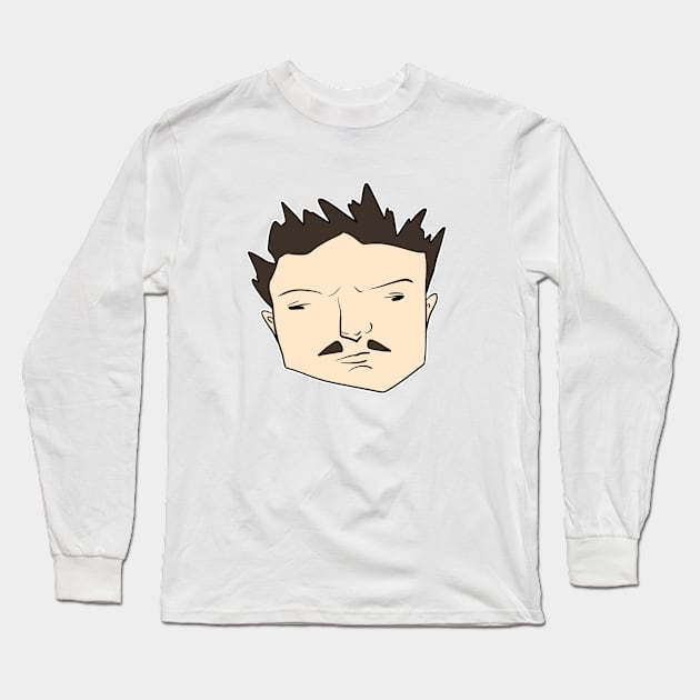 Silly Pedro Pascal Long Sleeve T-Shirt by CosmicWitch616